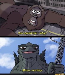 Godzilla Oogway Meme Template