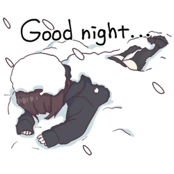 Menhera-chan sleeping Meme Template