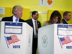 Donald Melania Trump Voting Meme Template