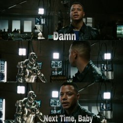 War Machine - Next Time Baby Meme Template