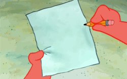 Patrick star todo list empty Meme Template