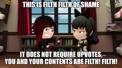 This is filth, filth of shame Meme Template