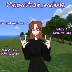 moonstar_mobile's announcement template Meme Template