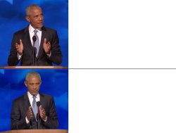 Obama hands wide Meme Template