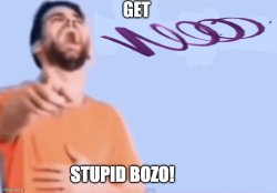 Get fusion coiled stupid bozo Meme Template