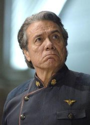 Admiral William Adama Husker Meme Template