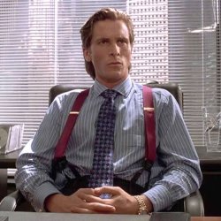 Patrick Bateman Meme Template