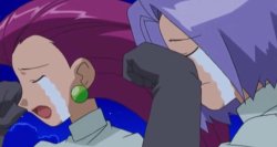 team rocket crying Meme Template