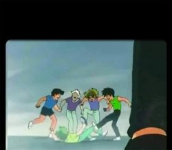 Andromeda Shun golpeado Meme Template
