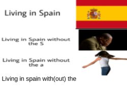 I live in spain with(out) the... Meme Template