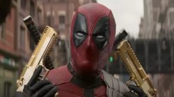 Deadpool Gold plated Desert Eagles Meme Template