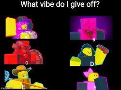 What vibe do I give off the battle bricks edition Meme Template