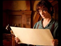 Frodo reading Meme Template