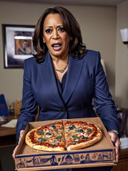 Kamala Pizza Meme Template