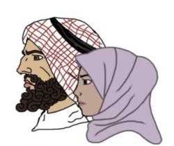 Arabic chad Meme Template