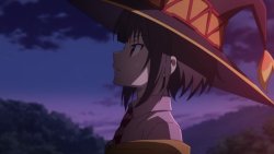 Megumin looking up Meme Template