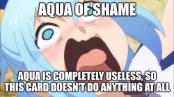 Aqua of shame Meme Template