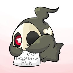 Duskull scares children Meme Template