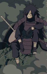 madara with a posed look Meme Template