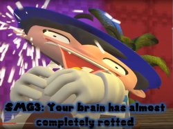 your brain has almost completely rotted Meme Template