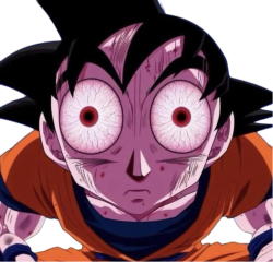 Goku staring at you Meme Template