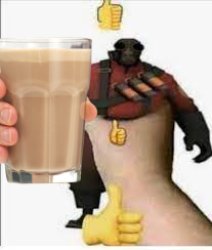 Choccy Milk Pyro Meme Template