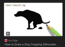 How to draw a dog crapping Meme Template