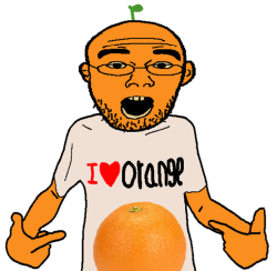 I love oranges soyjak Meme Template