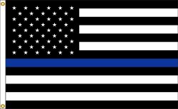 Thin Blue Line Flag Meme Template