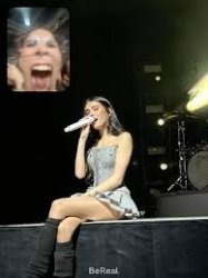 girl screaming at madison beer Meme Template