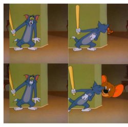 tom and jerry Meme Template