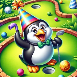 putt-putt birthday penguin Meme Template