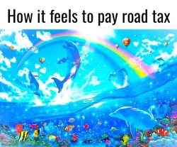 How it feels to pay road tax Meme Template