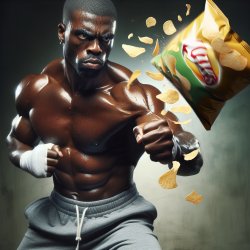 Guy punching bag of chips Meme Template