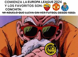 Mater Roshi Europa League Nick Shells Meme Template