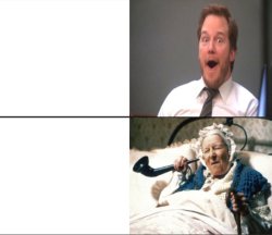 Feeling Young versus Feeling Old Meme Template