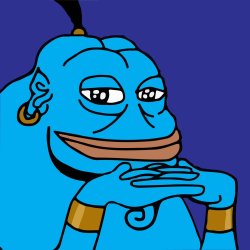 groyper smug genie Meme Template