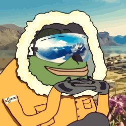 groyper snowboarder Meme Template