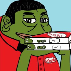 groyper pizza Meme Template