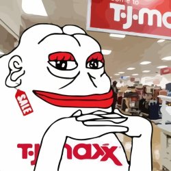 groyper TJ Max Meme Template