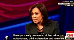 Is Kamala lying about prosecuting criminals? 1 Meme Template