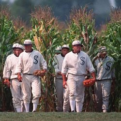 Field of Dreams - coming out of the corn Meme Template