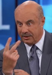 Dr Phil Two Fingers Meme Template