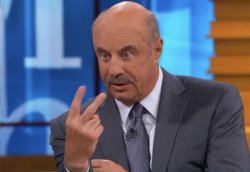 Dr Phil holding up two fingers Meme Template