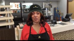 Hobama workin at McDonalds Meme Template