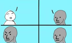 NPC right-to-left Meme Template