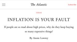 inflation is your fault Meme Template