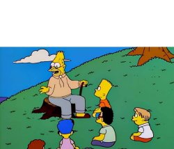 Grandpa simpson Meme Template