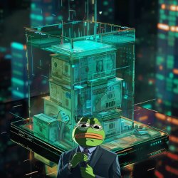 Pepe with money Meme Template