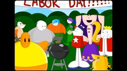 Labor Day Party Meme Template